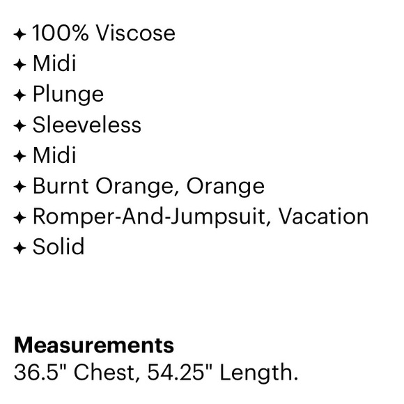 “Just Female” Rust/Orange Jumpsuit - Picture 6 of 6